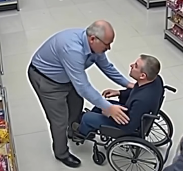 He attempted to grab my wheelchair for his wife -what followed was justice served