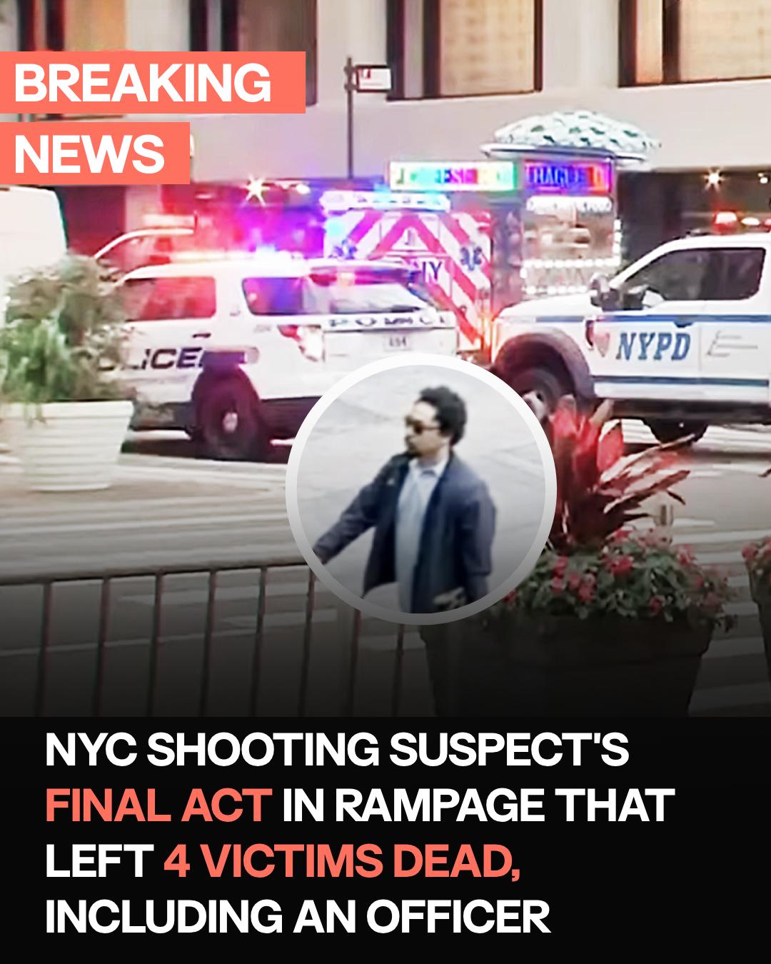 Midtown Manhattan Shooting Leaves Four D.e.ad; Suspect Identified as Las Vegas Man