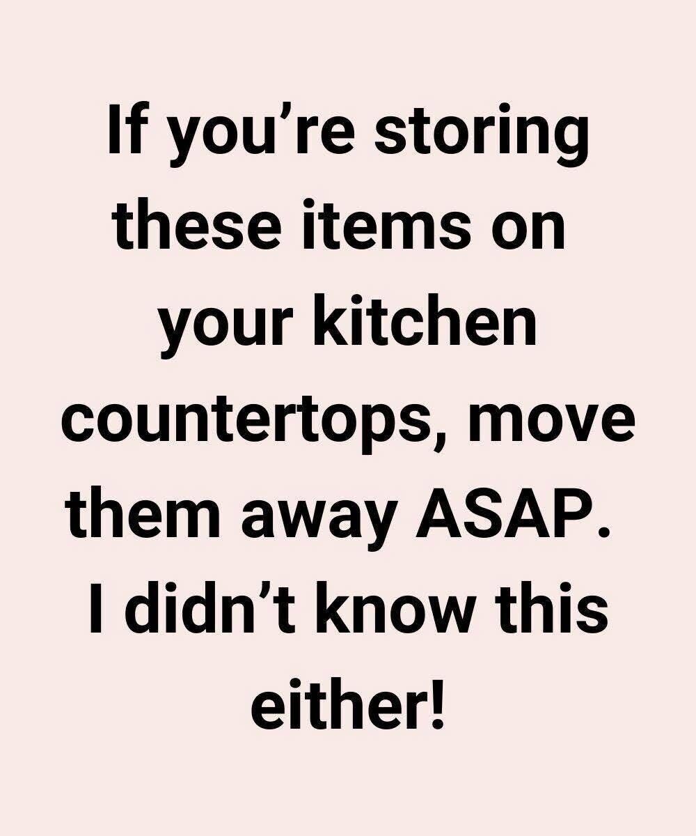 The 10 Things You Should Never Store on Your Kitchen Countertops