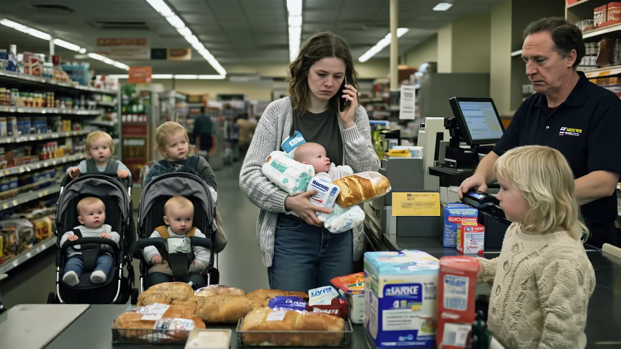 A Widow with Five Kids Came Up $10 Short—Then a Stranger Spoke and Changed Everything