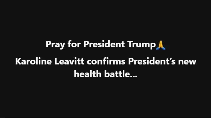 BREAKING: Karoline Leavitt confirms President’s new health battle…