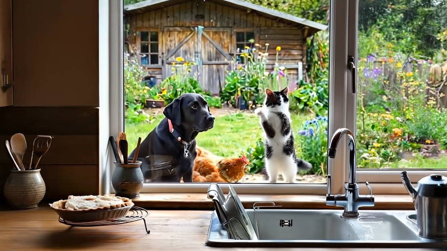 A Funny Photo of Neighbor’s Animals Revealed a Hidden Act of Heroism