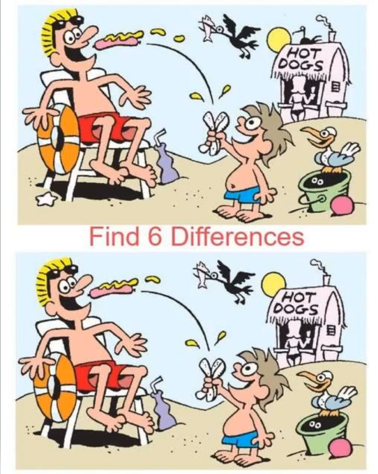 Grill Thrills: Can You Spot All 6 Fun Differences?