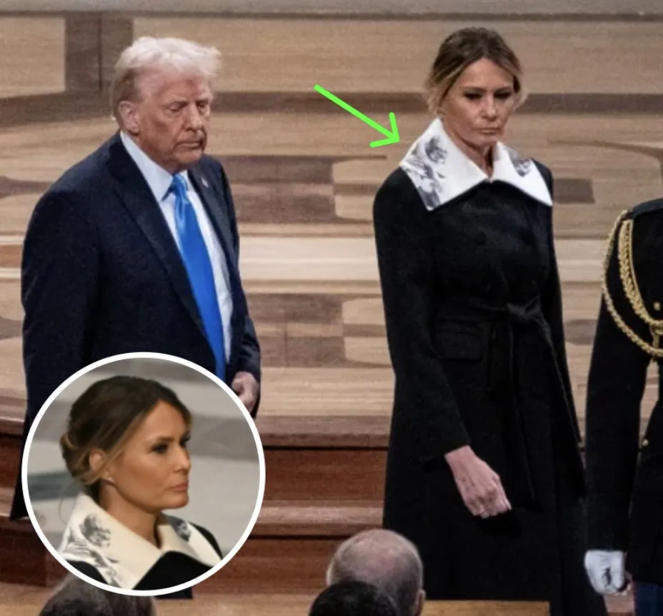 Small Detail in Melania’s Outfit at Carter Funeral Grabs Public’s Eye