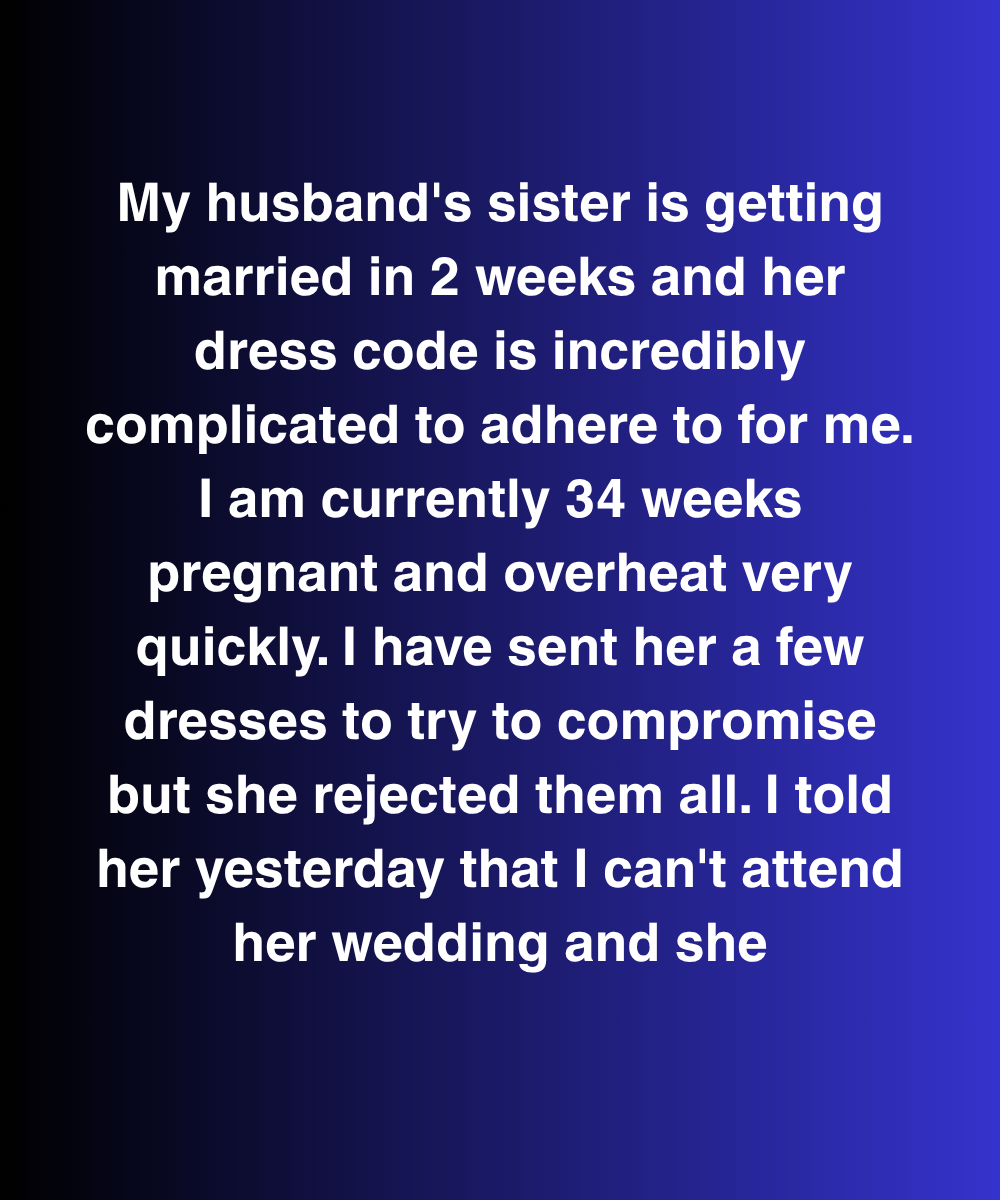 I Told My Sister-In-Law I’d Miss Her Wedding—Then She Tried To Out Me Publicly